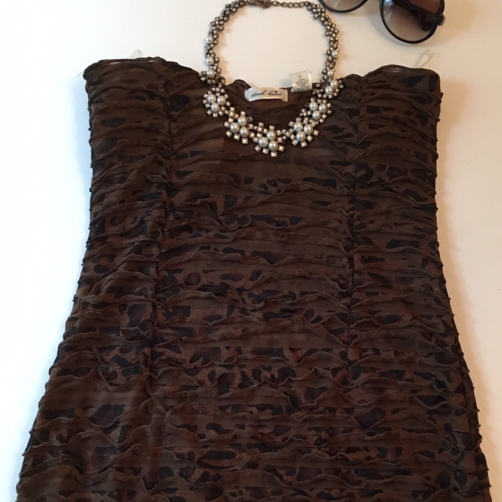 Leopard Ruffled dress - Picture 2 of 4